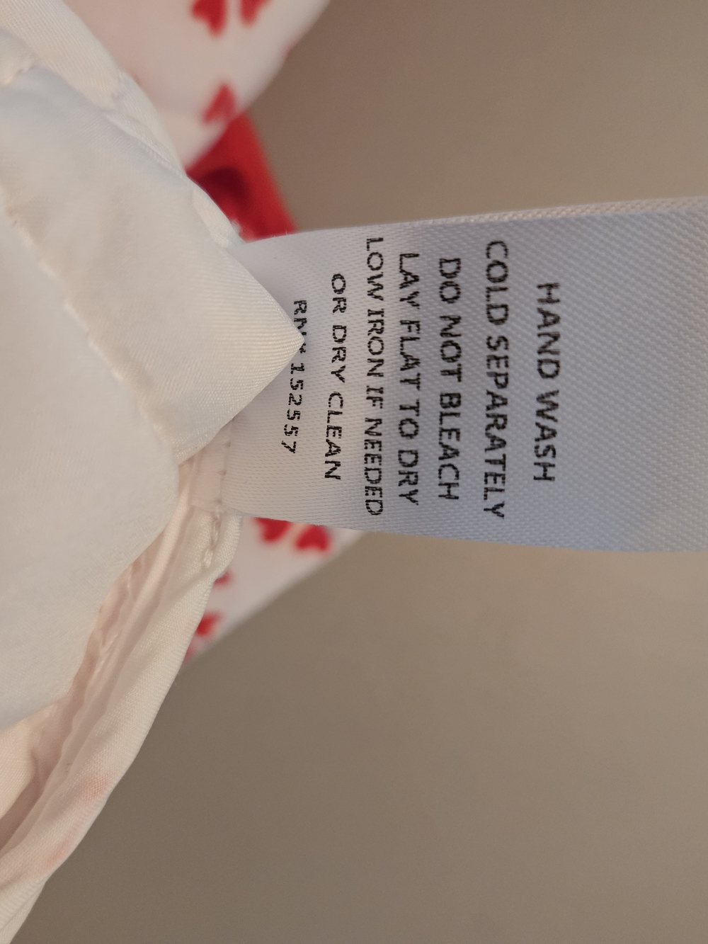 NWOT Quilted Heart-Print Tie-Front Vest - Red & White - Picture 7 of 9